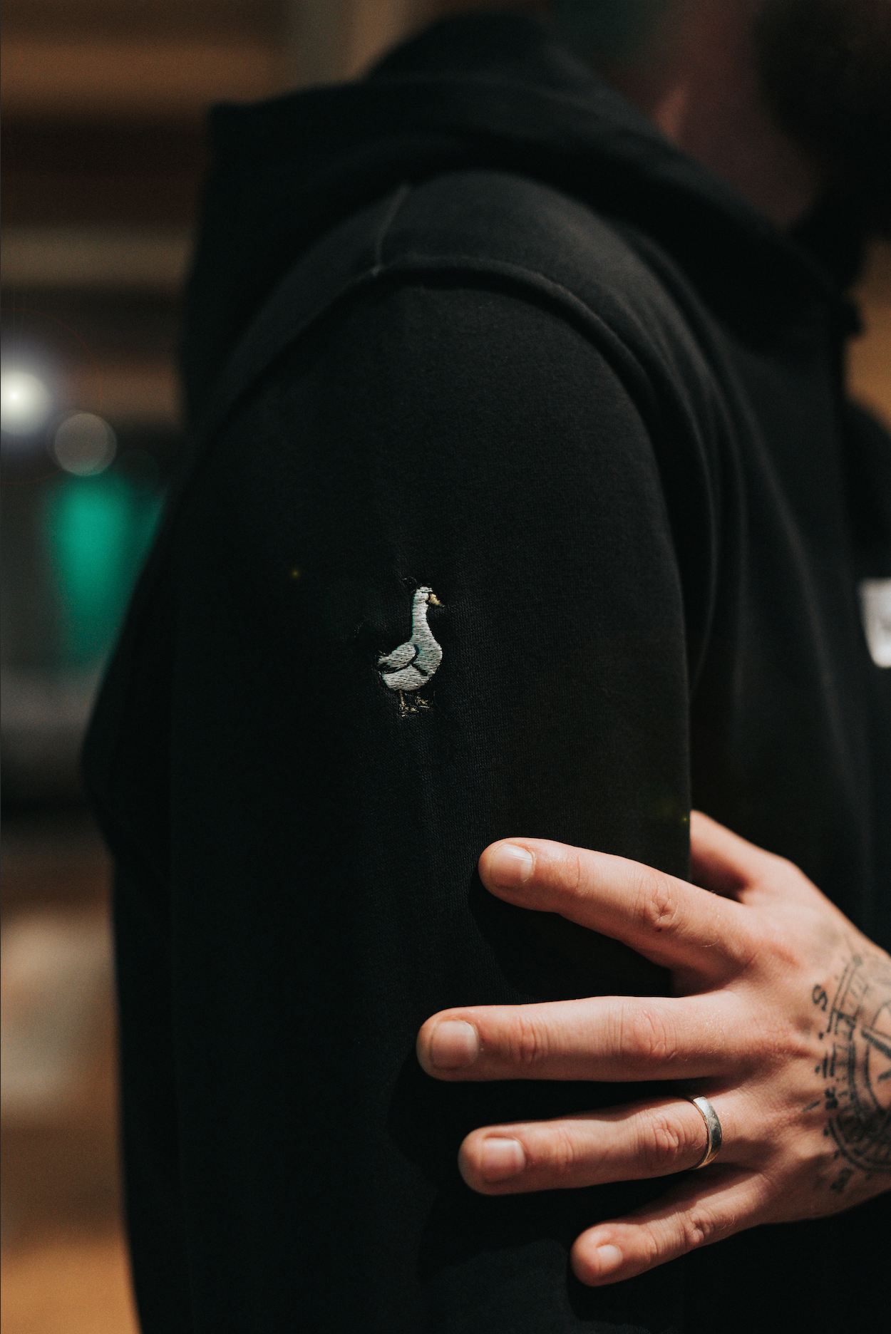 Duckhook Black Box Logo Hoodie
